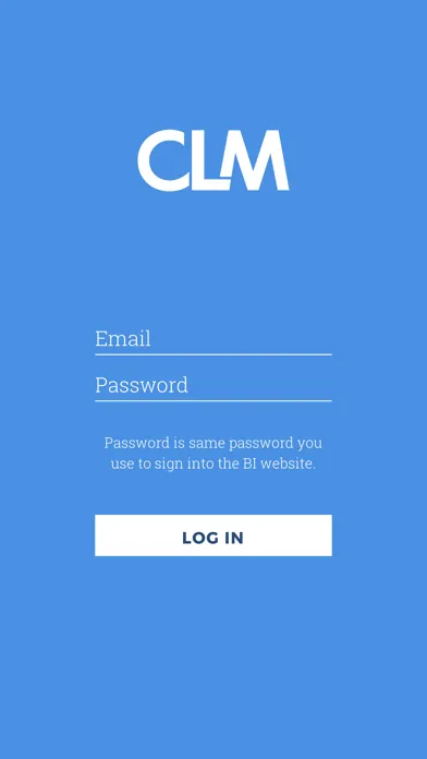 CLM Events Screenshots