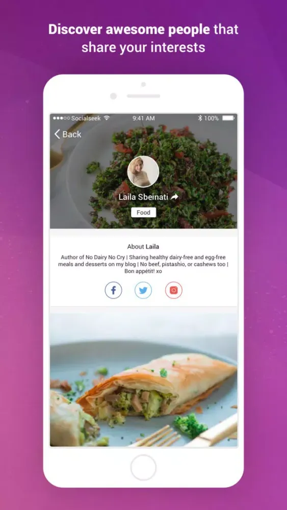 Socialseek - Discover your Passion স্ক্রিনশট