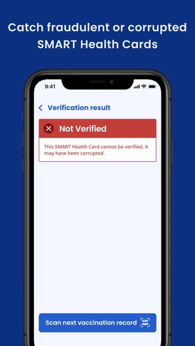 SMART Health Card Verifier Ekran Görüntüleri