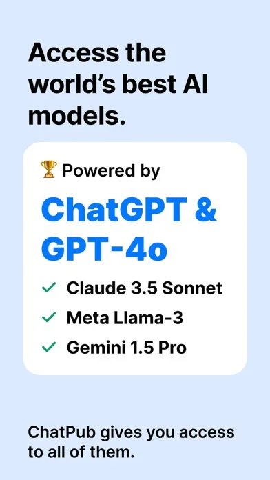 Скриншоты ChatPub: All-In-One AI Chat