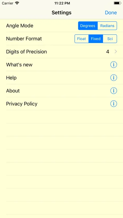 No Equal RPN Calculator سکرین شاٹس
