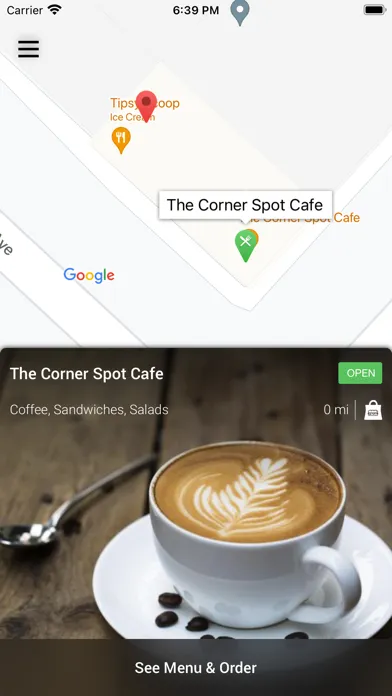 Captures d'écran de The Corner Spot Cafe