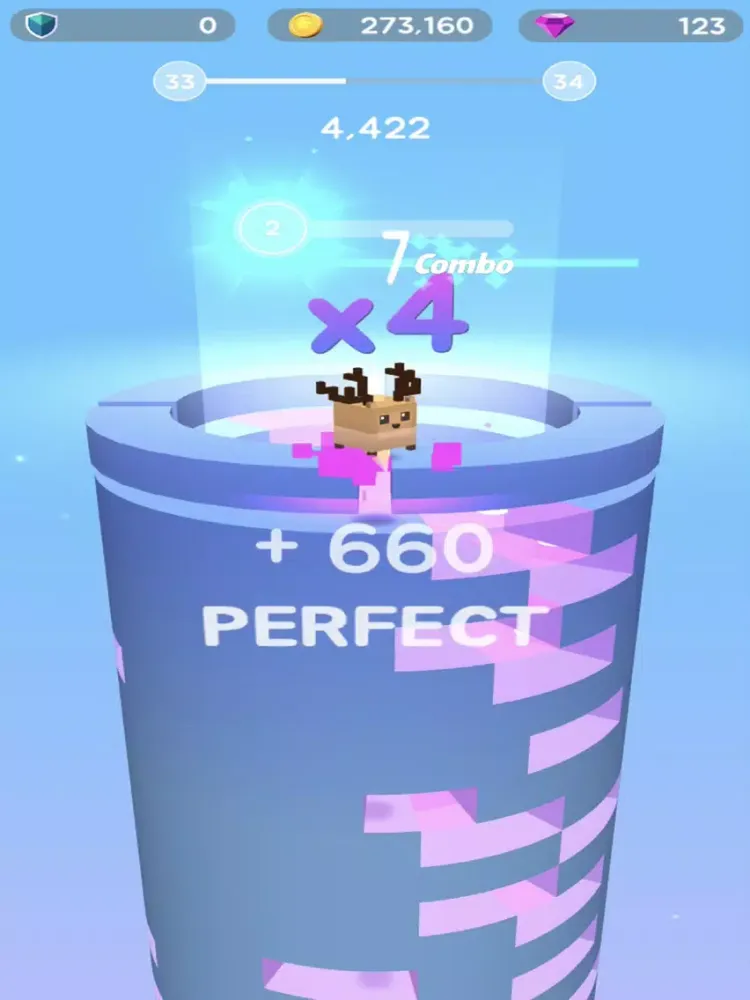 Ảnh chụp màn hình của Stack Smash - Jump ball iPad 