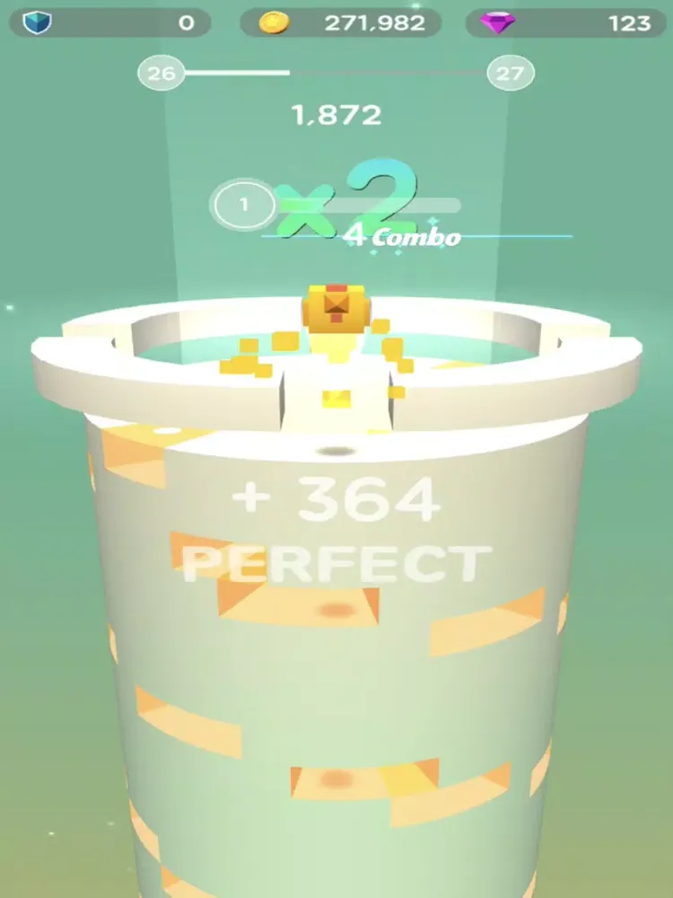 Ảnh chụp màn hình của Stack Smash - Jump ball iPad 