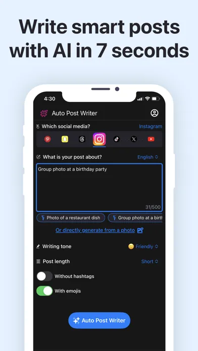 Hashtag Smart: AI Like Booster Ekran Görüntüleri
