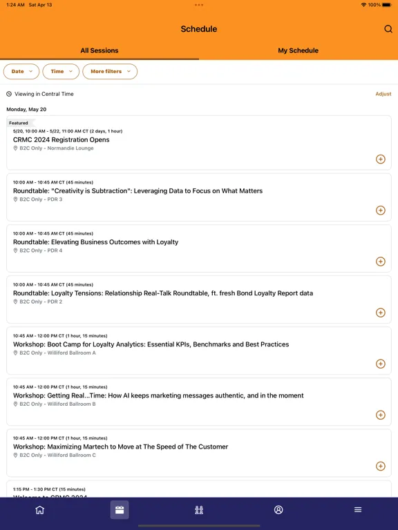 CRMC Retail iPad  Screenshots