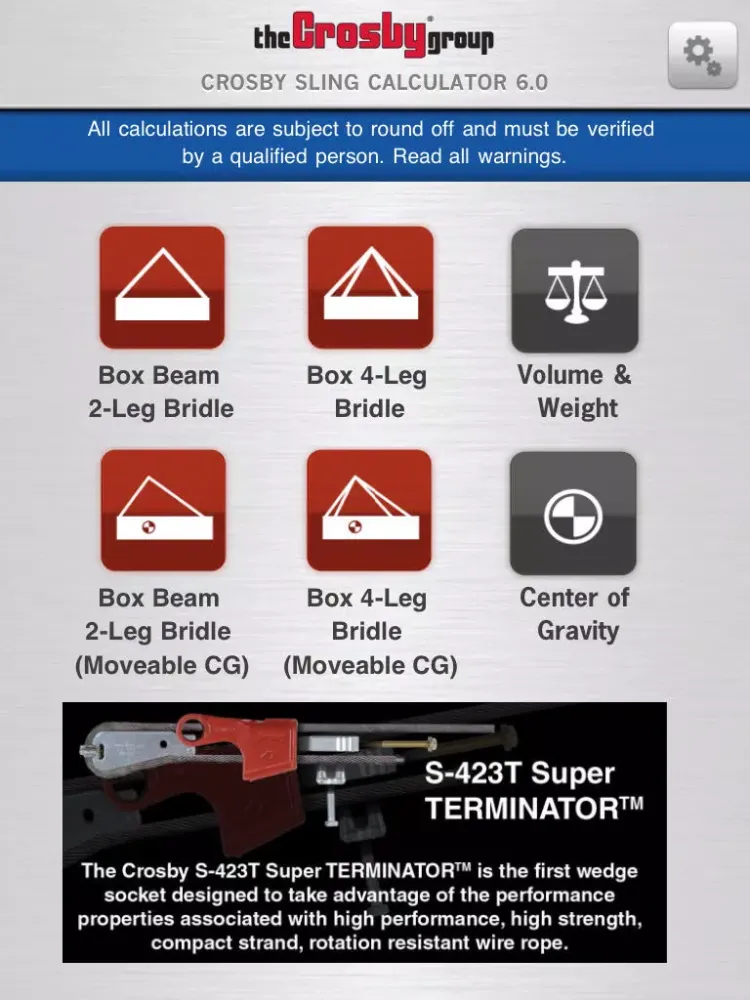 ภาพหน้าจอของ Sling Calculator iPad 