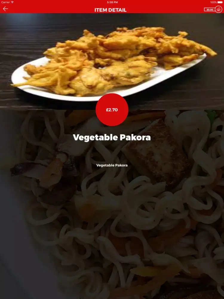 Screenshot di THE CURRY HOUSE EAST KILBRIDE iPad 