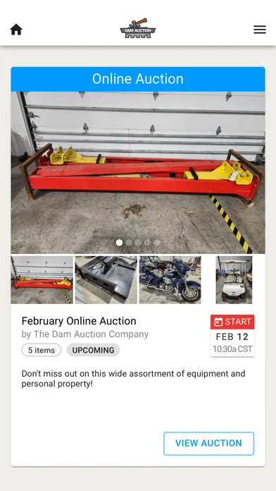 Zrzuty ekranu The Dam Auction Company