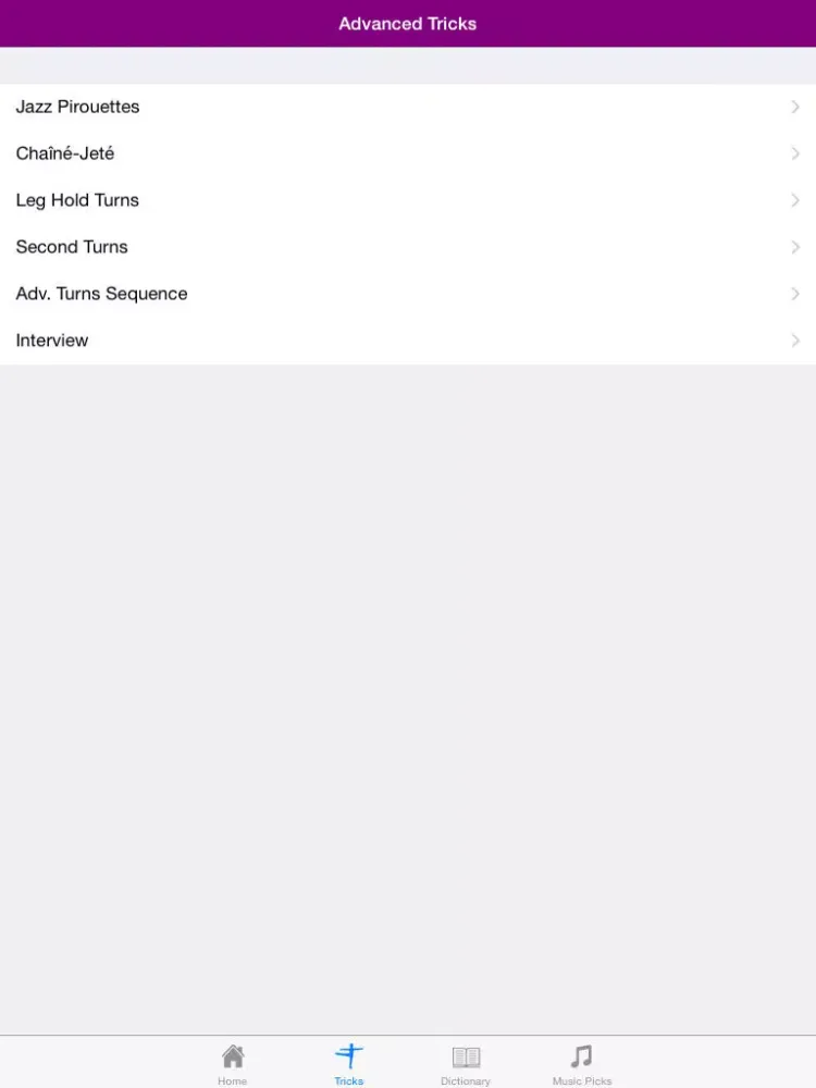 تصاویر Dance Tricks by Sophia Lucia iPad 