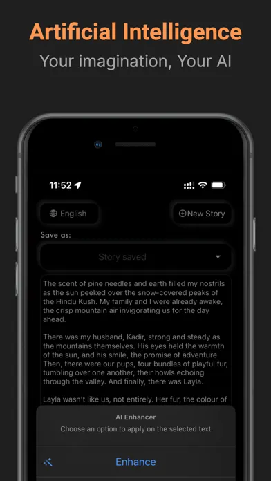 Write4Me - Voice Text Story AI应用截图