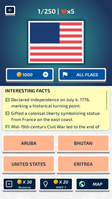 Скриншоты Geo Quiz - Flags, Maps, Coat