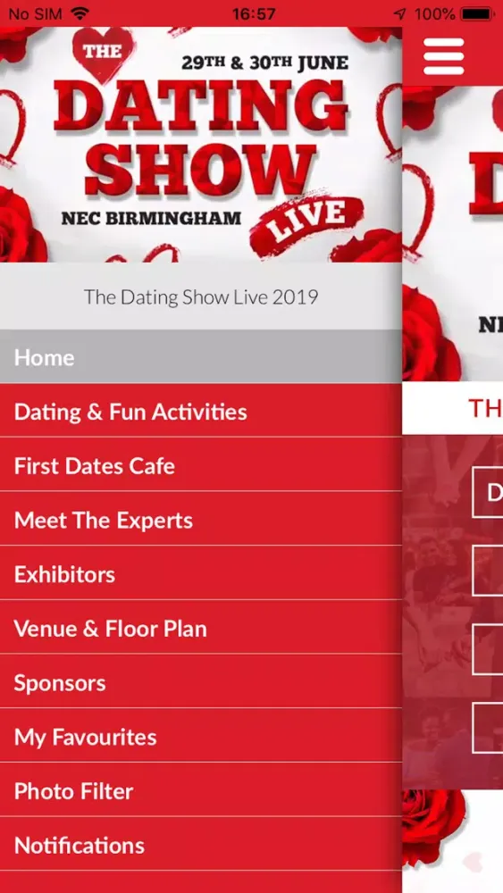 Zrzuty ekranu The Dating Show Live 2019