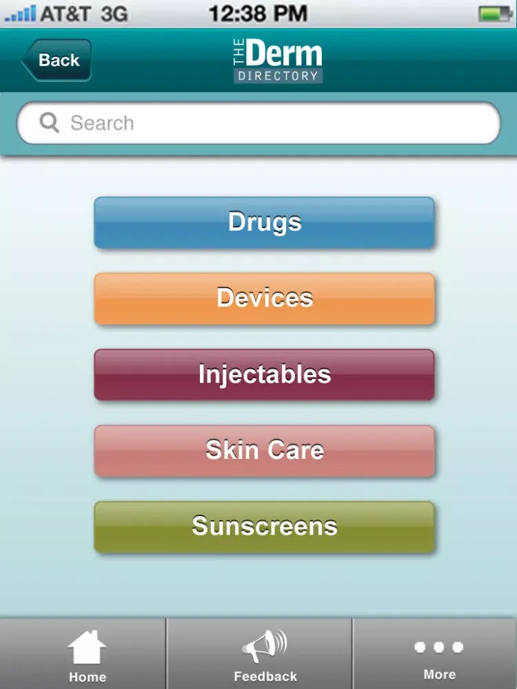 The Derm Directory iPad  Screenshots