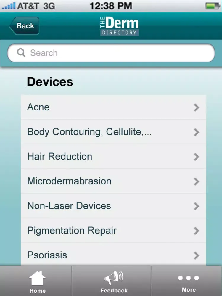 The Derm Directory iPad  Screenshots