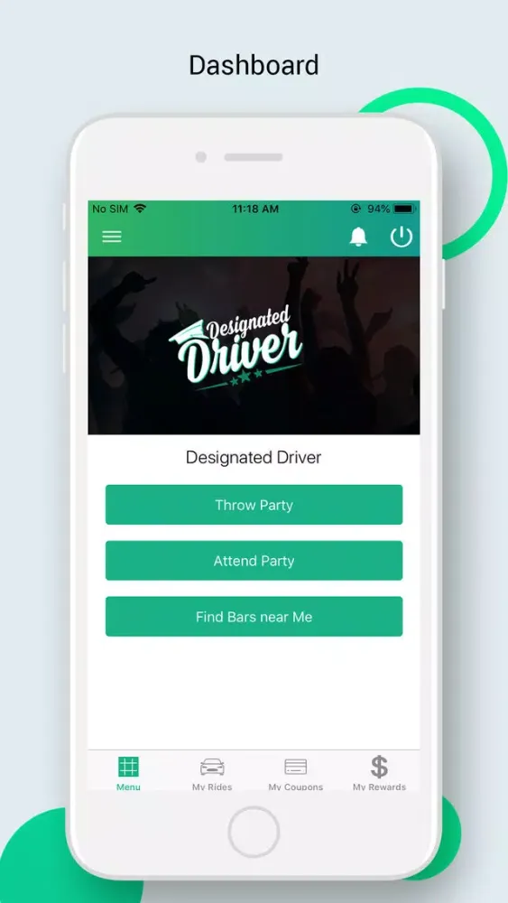 Capturas de tela do The Designated Driver App