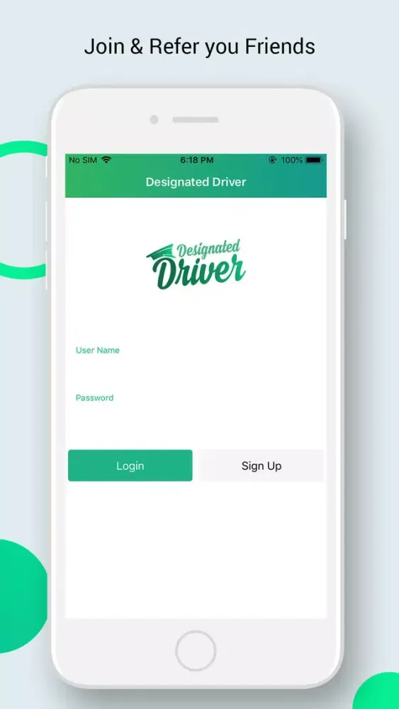 Capturas de tela do The Designated Driver App