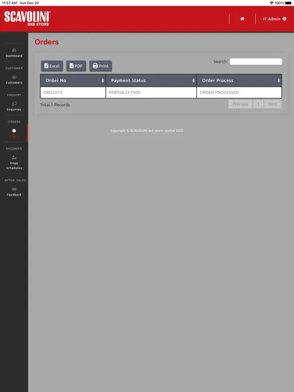 تصاویر SCAVOLINI DXB STORE iPad 
