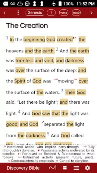 The Discovery Bible Lite سکرین شاٹس