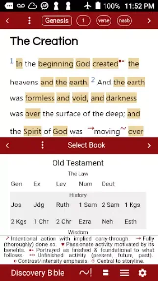 The Discovery Bible Lite سکرین شاٹس