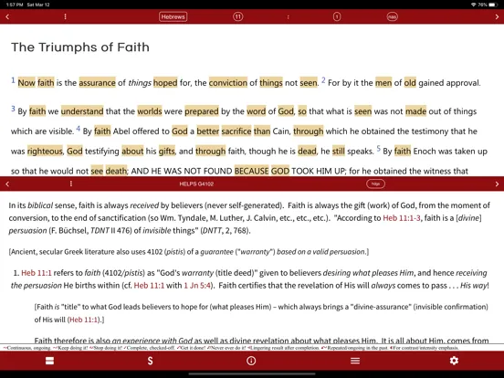 The Discovery Bible iPad  Screenshots