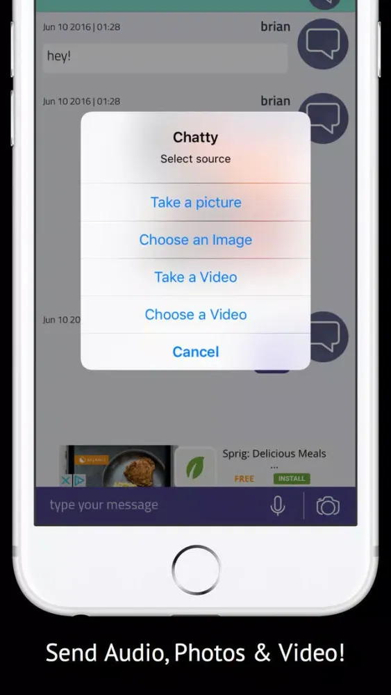 Chatty Messenger - Connect With Friends using Photos, Videos, and More স্ক্রিনশট
