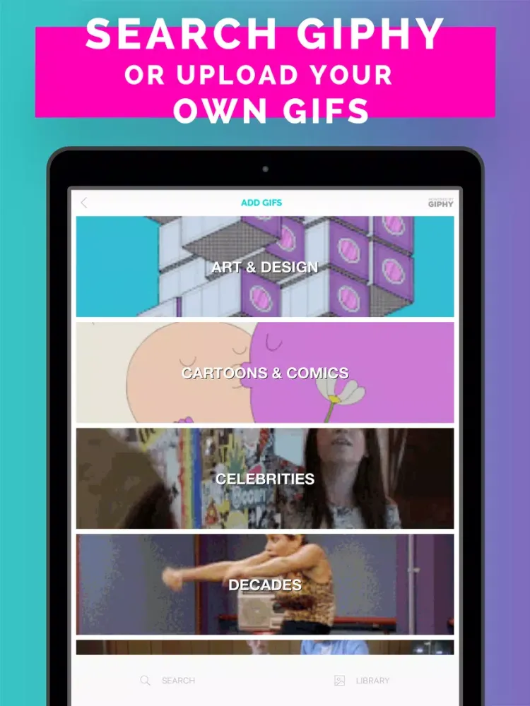 Capturas de tela do GIF X - Best GIF Video Maker iPad 