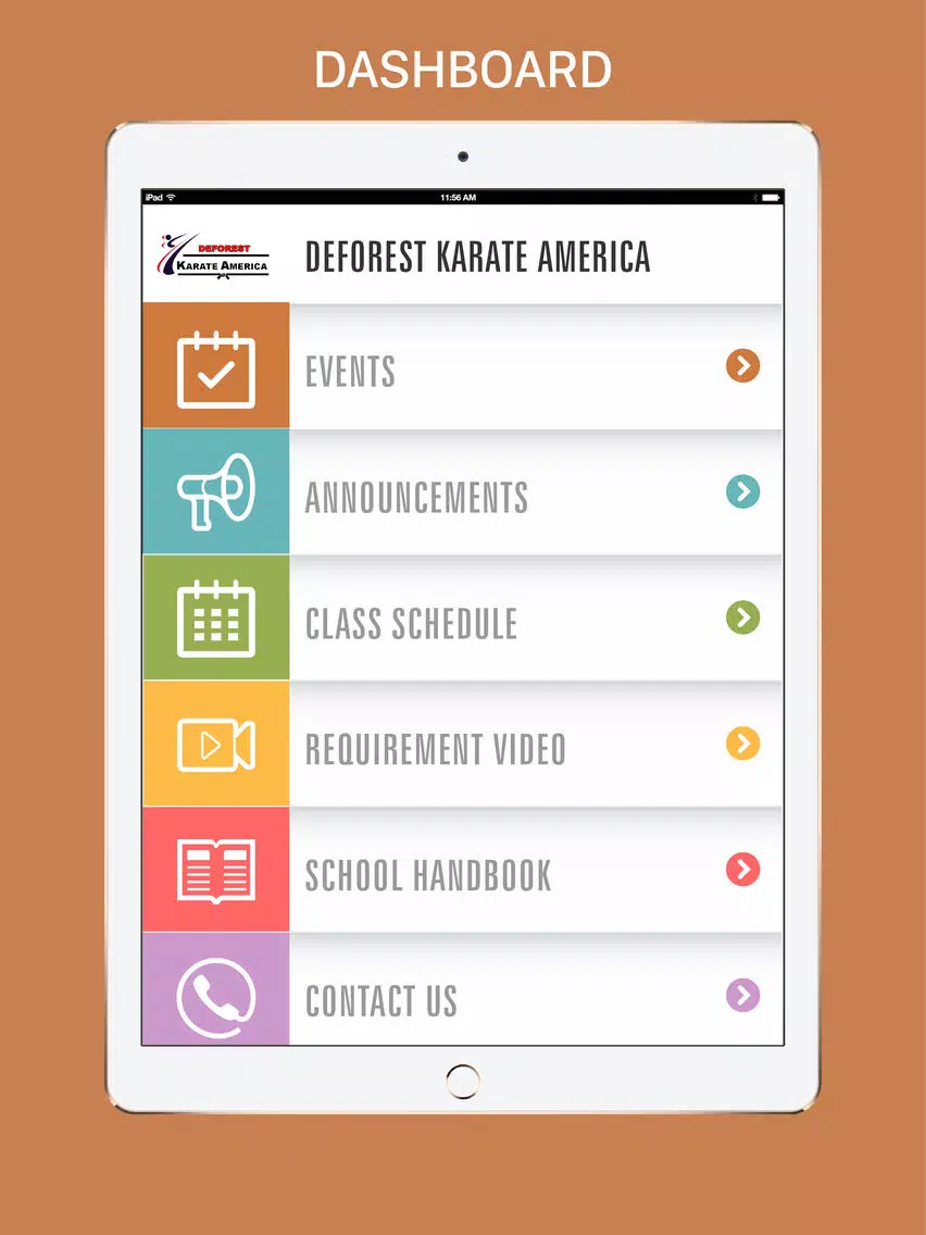 Capturas de pantalla de Karate America DeForest iPad 