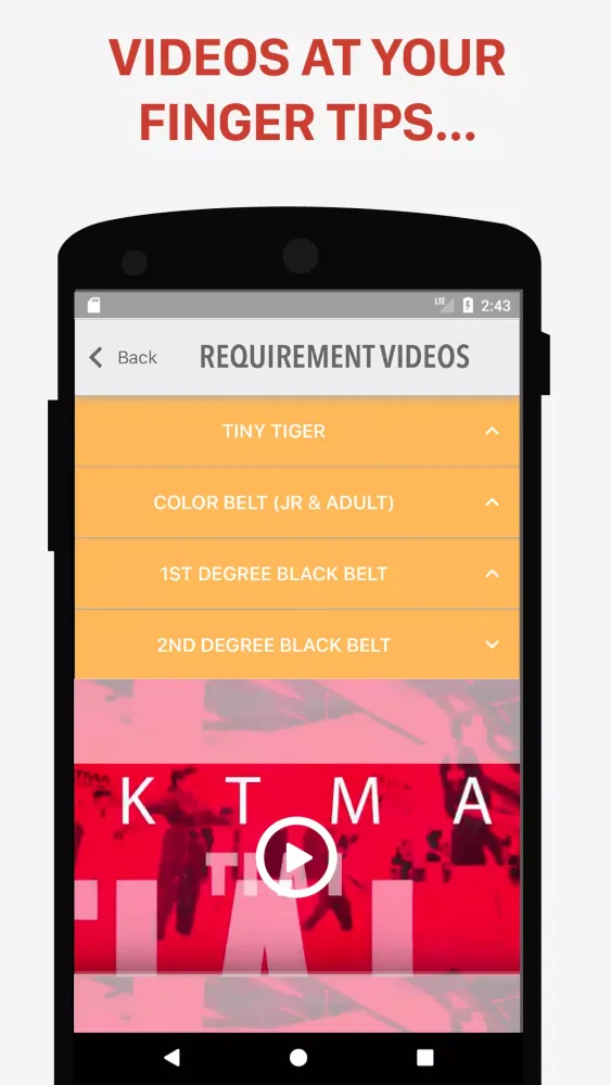 صور K-TMA Martial Arts App