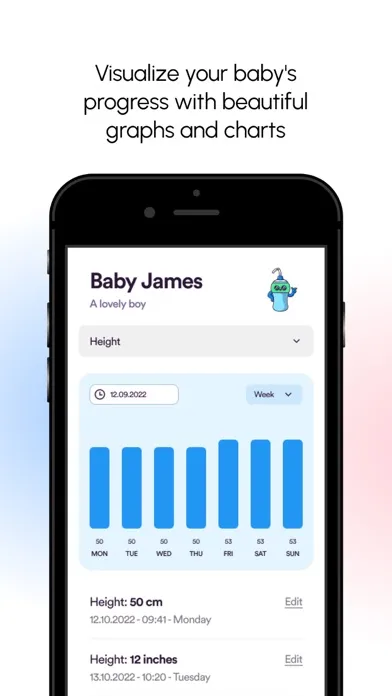 Baby Tracker-Log Growth Goals Screenshots