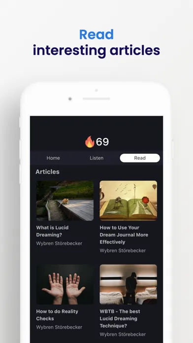 Zrzuty ekranu WorldWithin Lucid Dreaming App