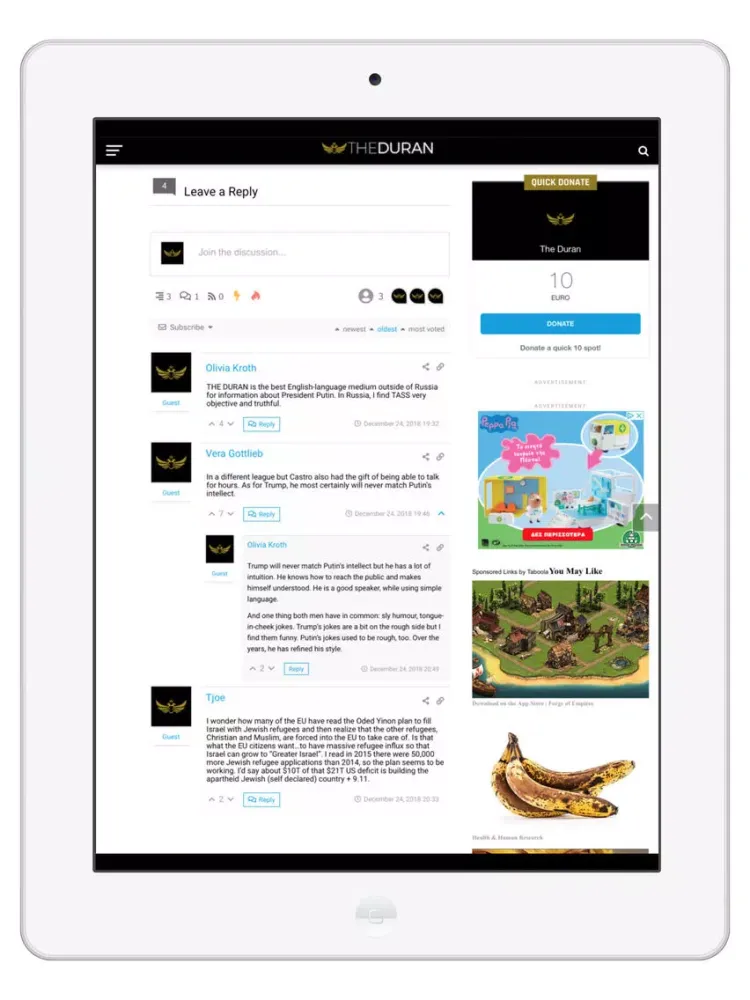 The Duran iPad  Screenshots