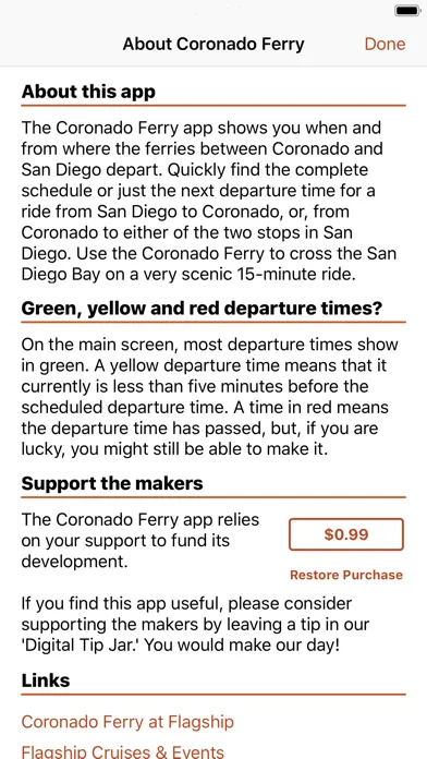 Coronado Ferry Ekran Görüntüleri