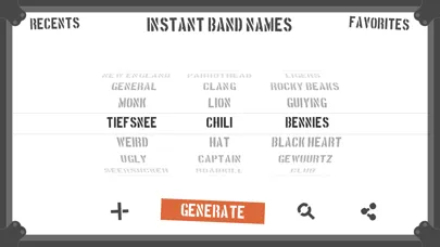 Instant Band Names স্ক্রিনশট