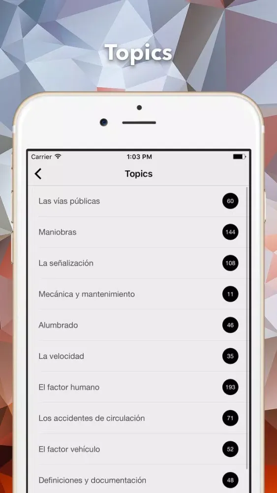 Screenshot di Spain Driving Theory Practice Test - 2017 dgt
