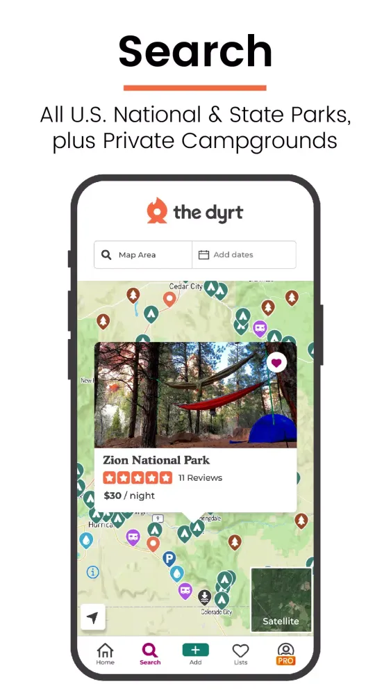 The Dyrt应用截图