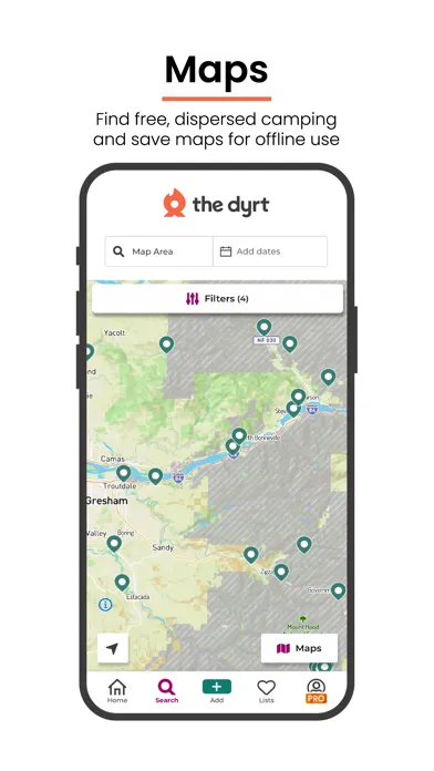 The Dyrt: Tent & RV Camping Screenshots