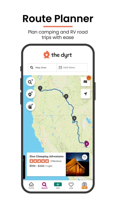 The Dyrt: Tent & RV Camping Screenshots