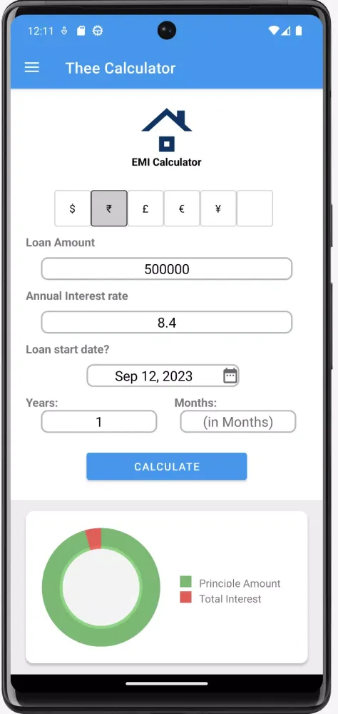 Zrzuty ekranu Thee Calculator