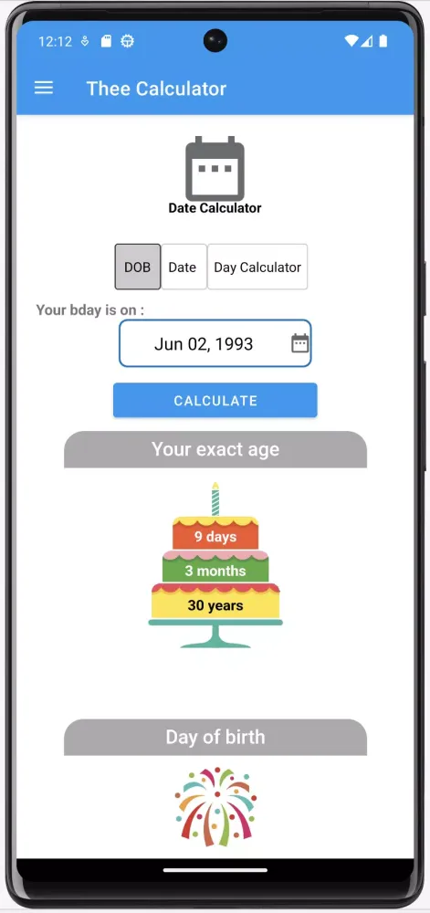 Zrzuty ekranu Thee Calculator