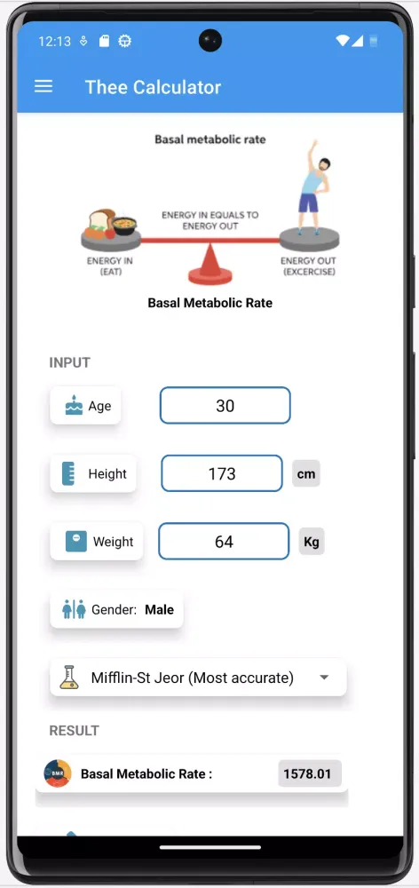 Zrzuty ekranu Thee Calculator