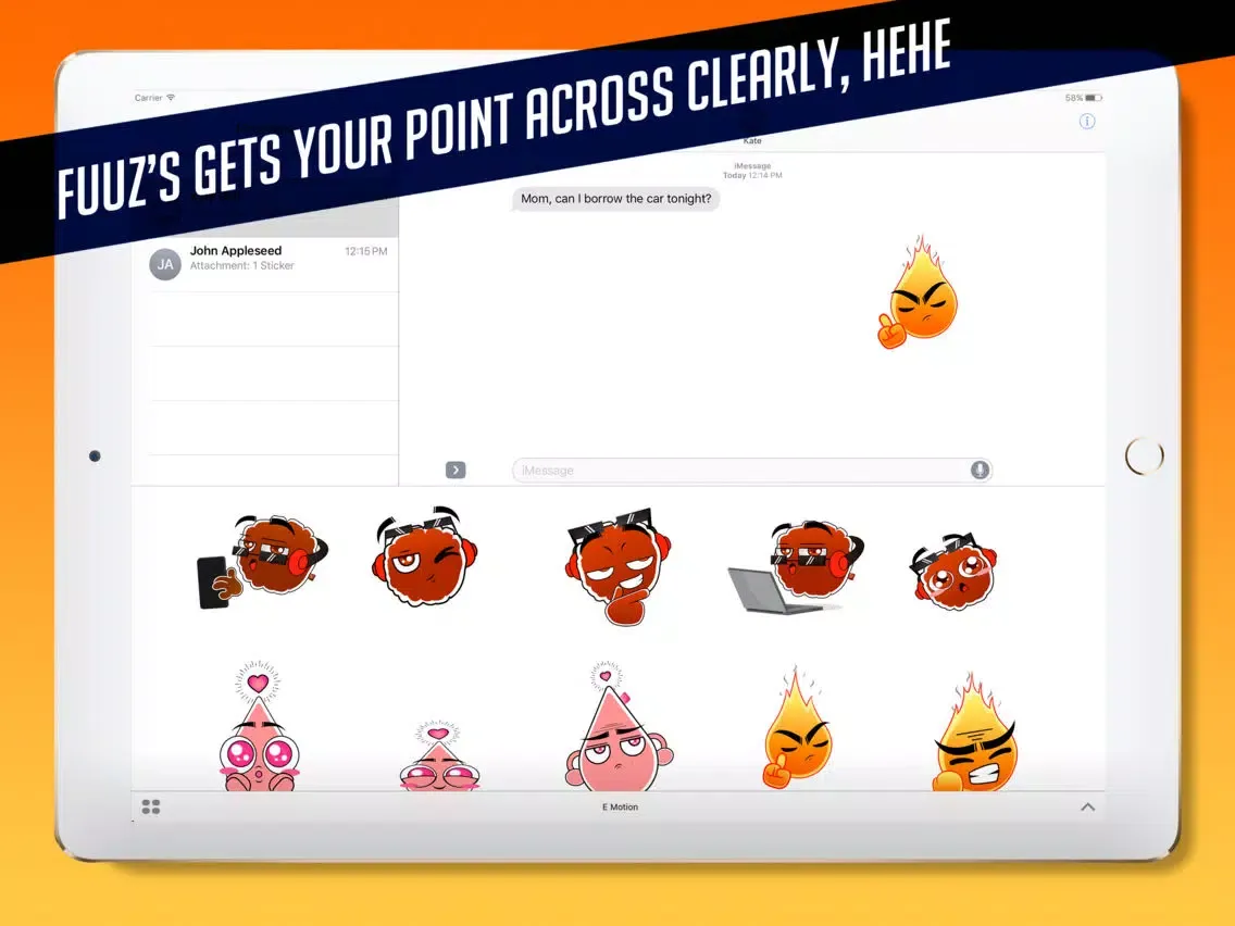 Zrzuty ekranu Elements Motion - Great Animated Emoji & Stickers iPad 