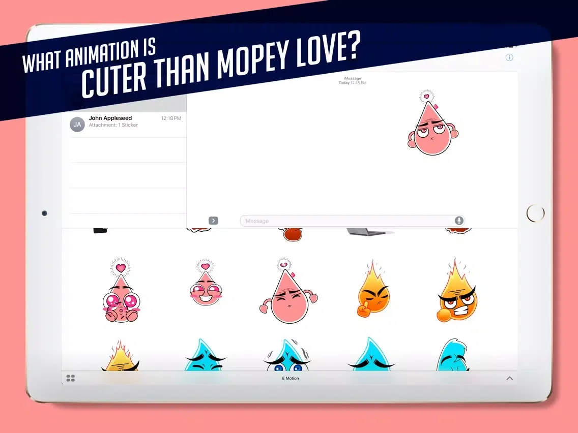 Zrzuty ekranu Elements Motion - Great Animated Emoji & Stickers iPad 