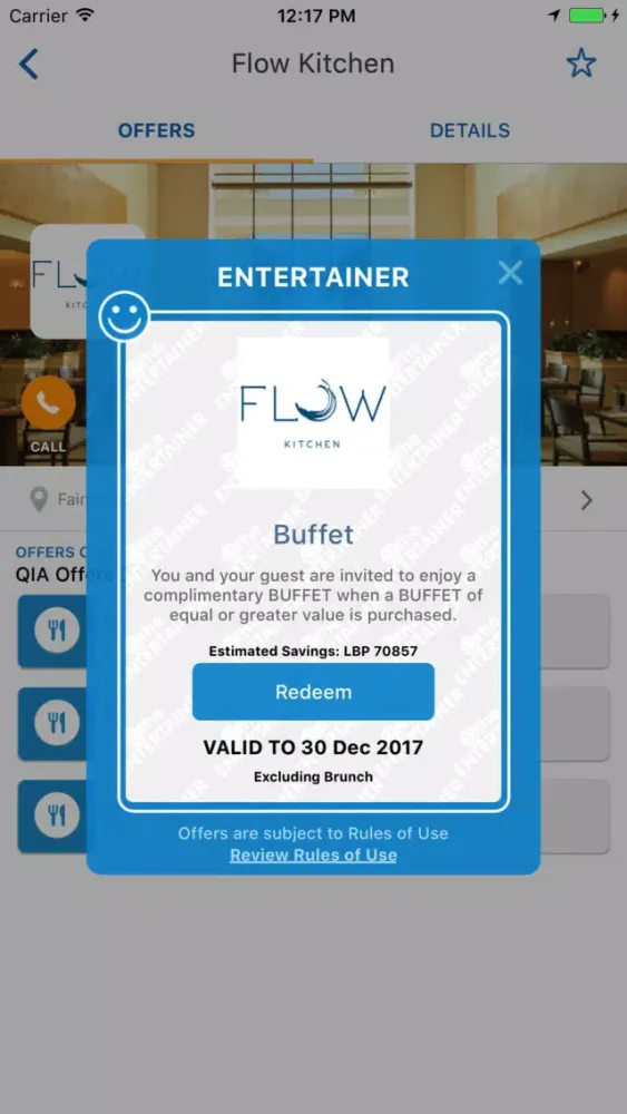 Tangkapan skrin QIA Staff ENTERTAINER