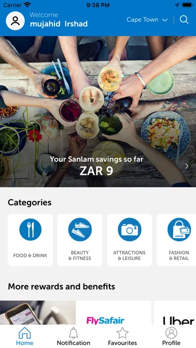 ภาพหน้าจอของ Sanlam Group Entertainer