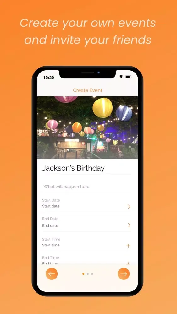 Скриншоты Envite - Events and more