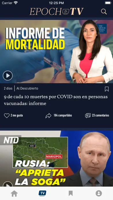 Captures d'écran de El Epoch: Últimas Noticias