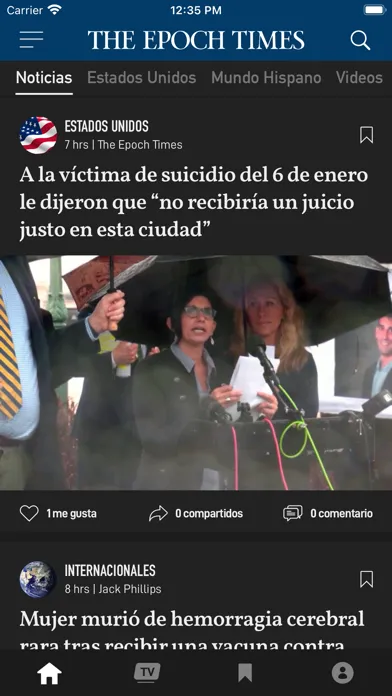 Captures d'écran de El Epoch: Últimas Noticias