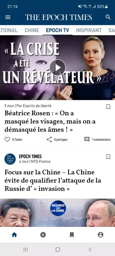 Epoch Times Français Ekran Görüntüleri