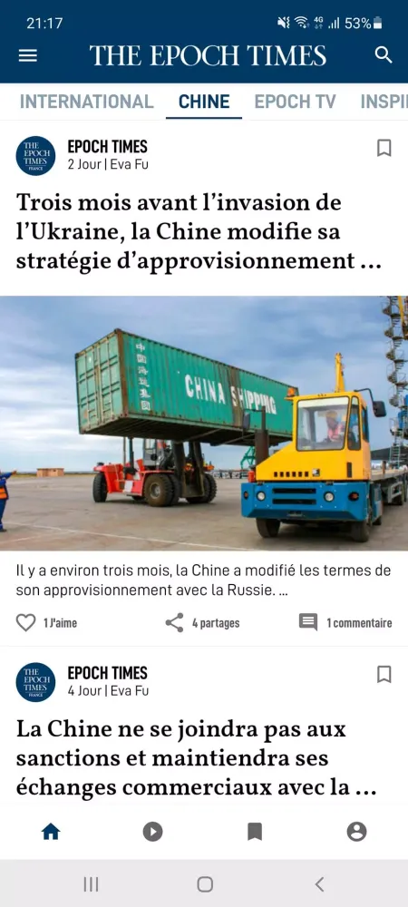 Epoch Times Français Ekran Görüntüleri